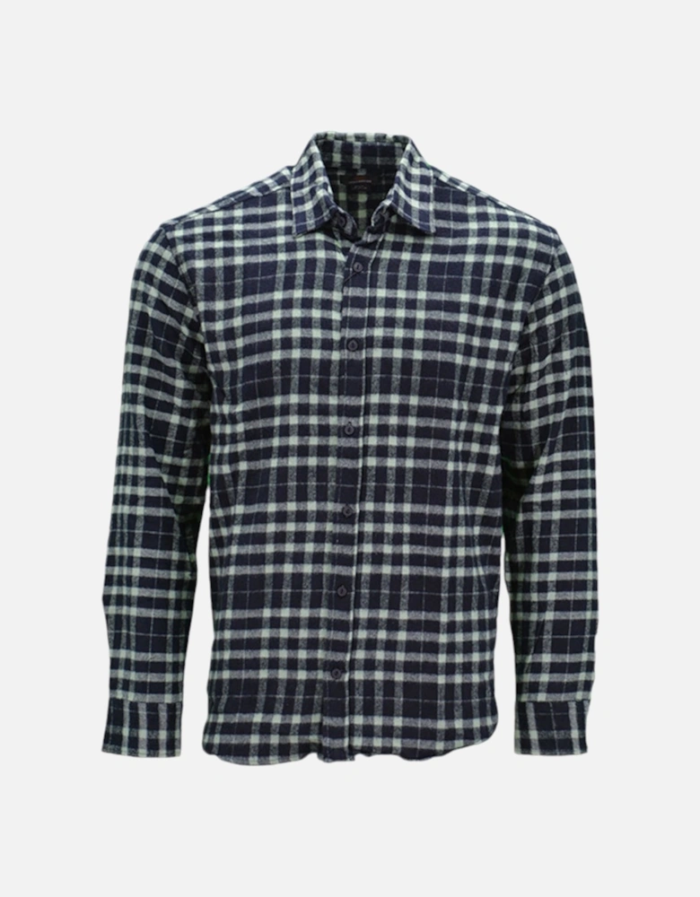 PULL & BEAR Mens Check Shirts Cotton Long Sleeve Soft Flannel Lumberjack Shirt