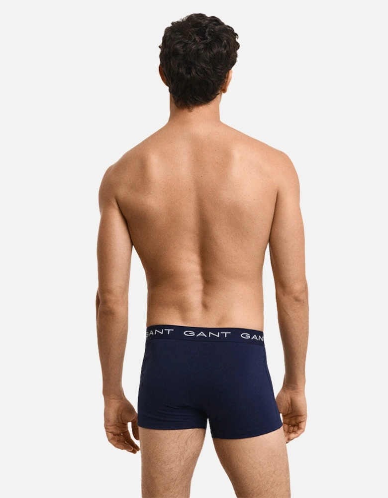 3-Pack Boxer Trunks, Evening Blue