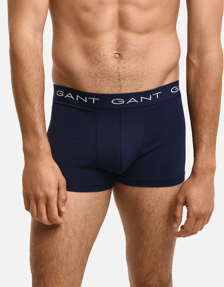 3-Pack Boxer Trunks, Evening Blue