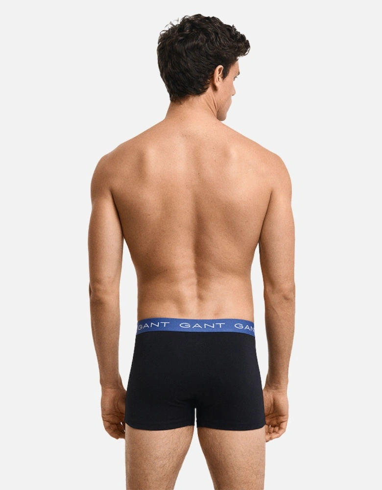 3-Pack Boxer Trunks, Black