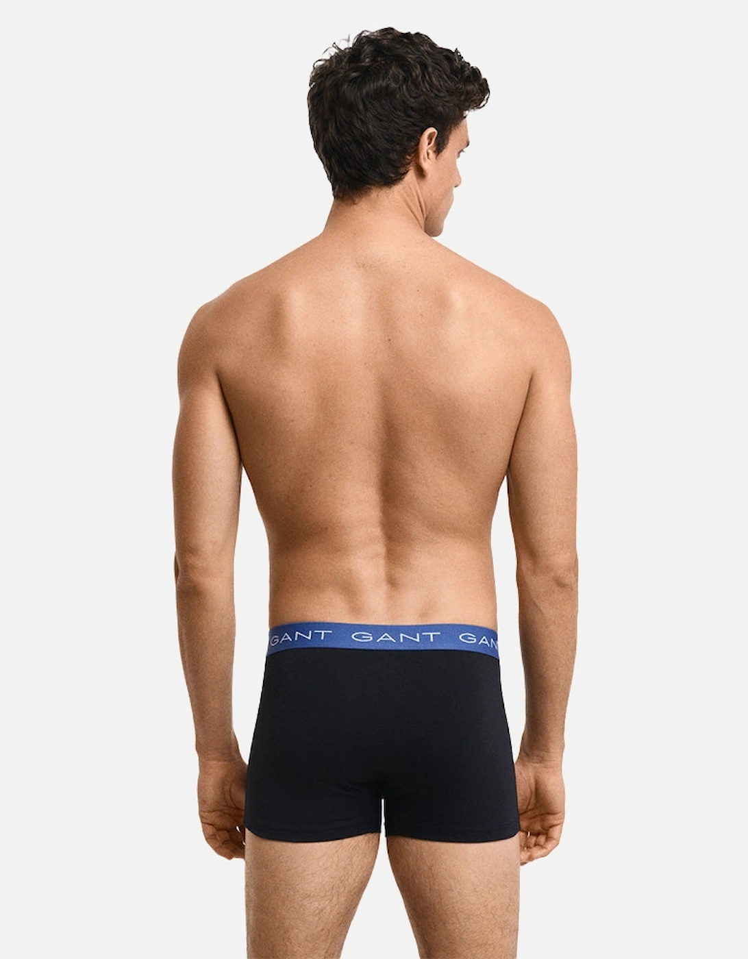 3-Pack Boxer Trunks, Black