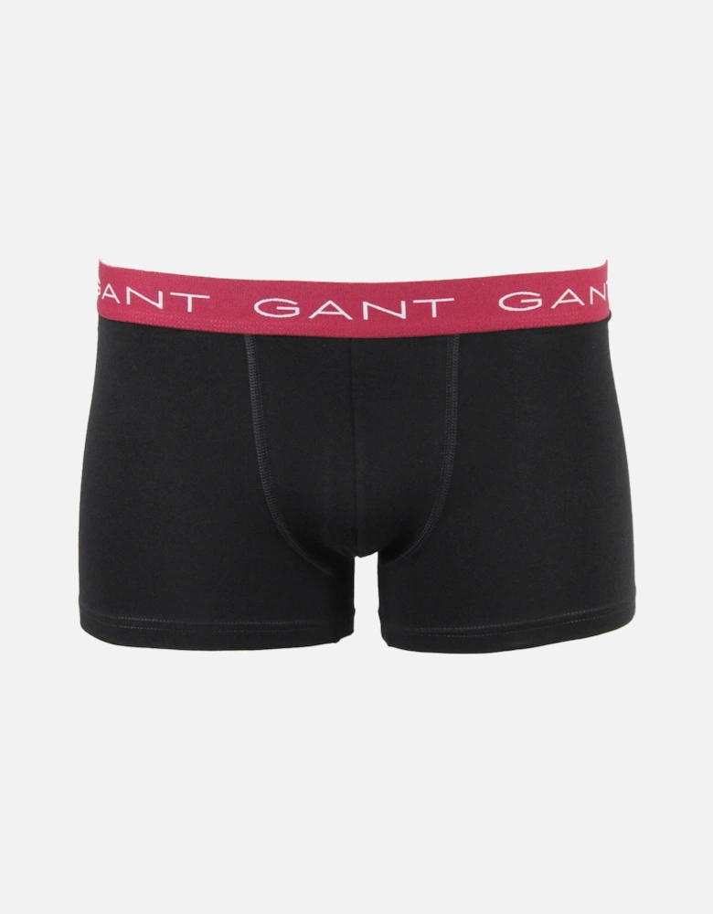3-Pack Boxer Trunks, Black