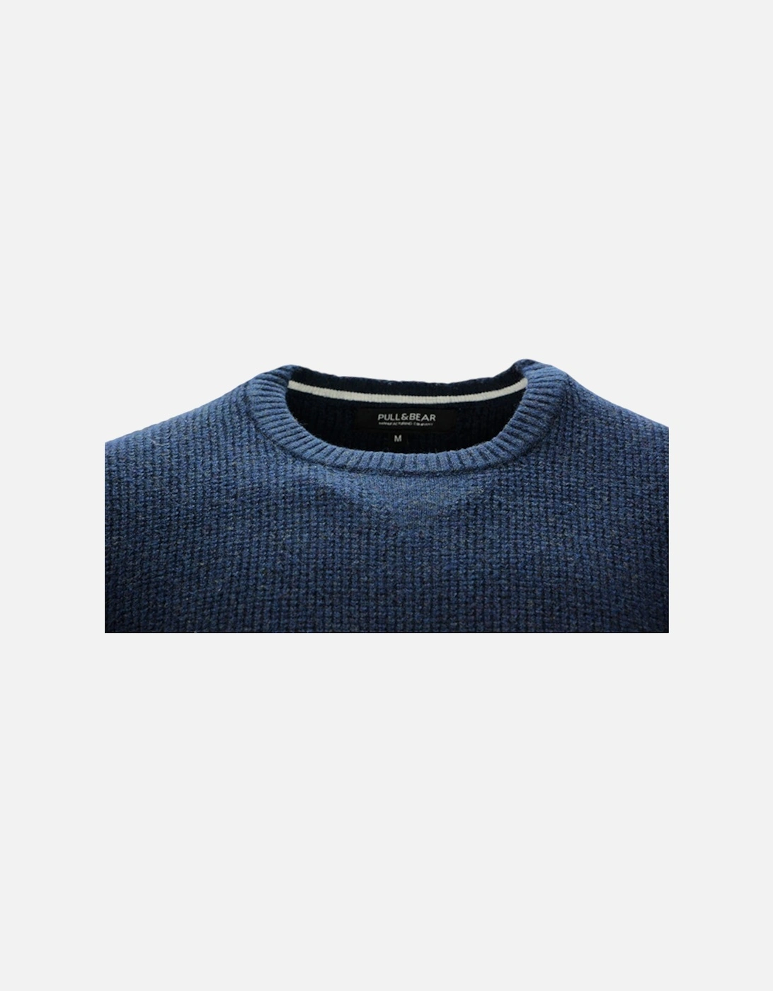 PULL & BEAR MENS JUMPERS PLAIN CREW NECK CASUAL FORMAL KNITTED WINTER PULLOVER