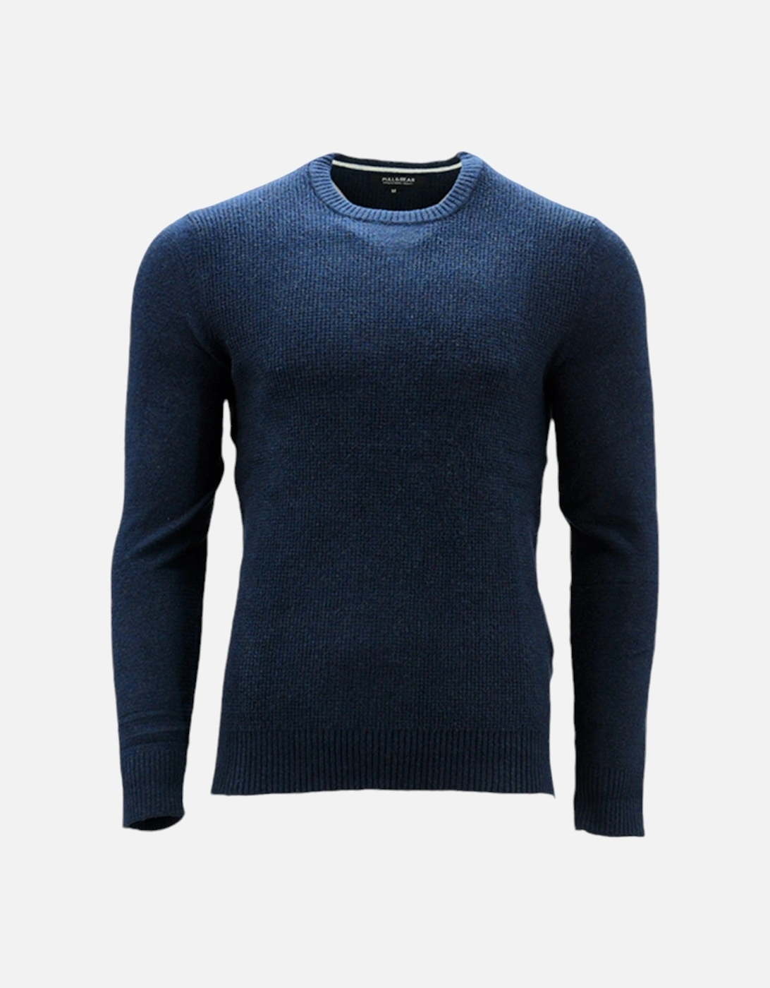 PULL & BEAR MENS JUMPERS PLAIN CREW NECK CASUAL FORMAL KNITTED WINTER PULLOVER, 4 of 3