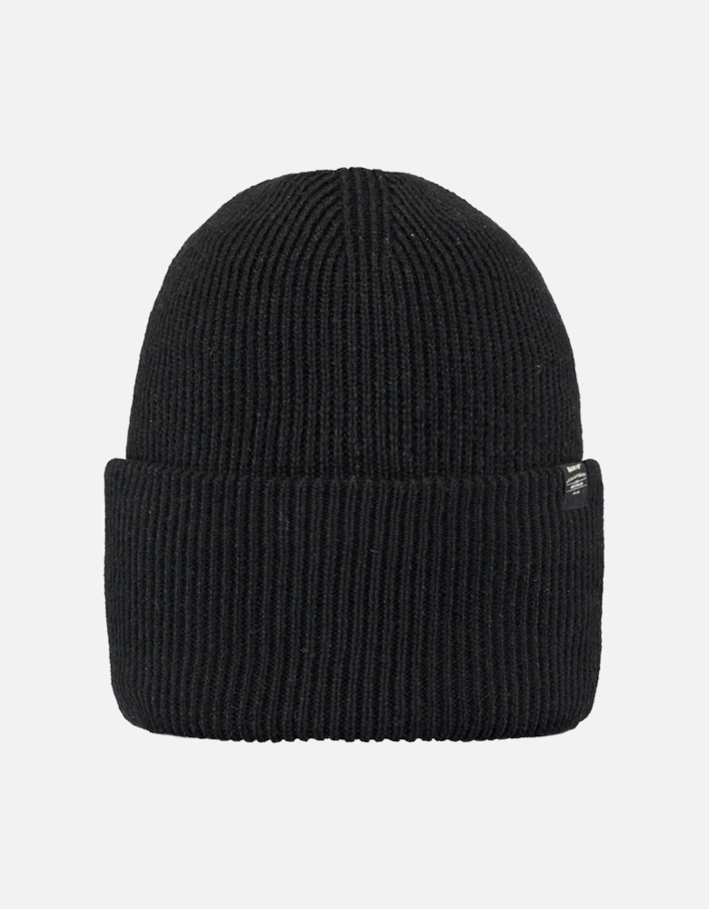 Haveno High Cuffed Ribbed Knit Stretchy Beanie Hat