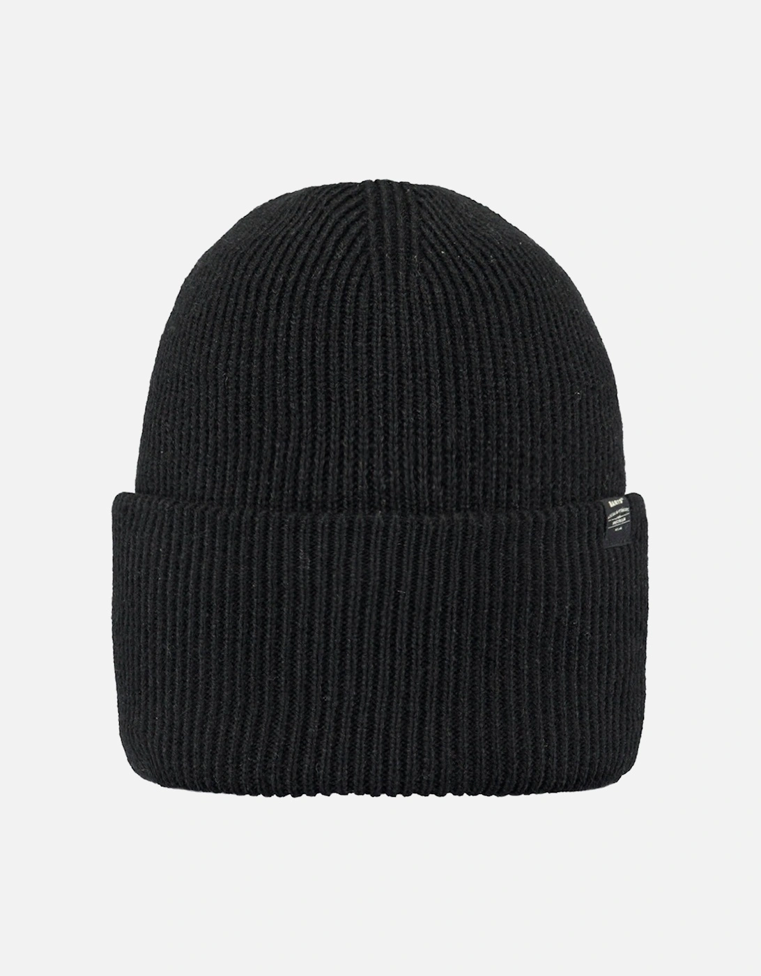 Haveno High Cuffed Ribbed Knit Stretchy Beanie Hat, 2 of 1