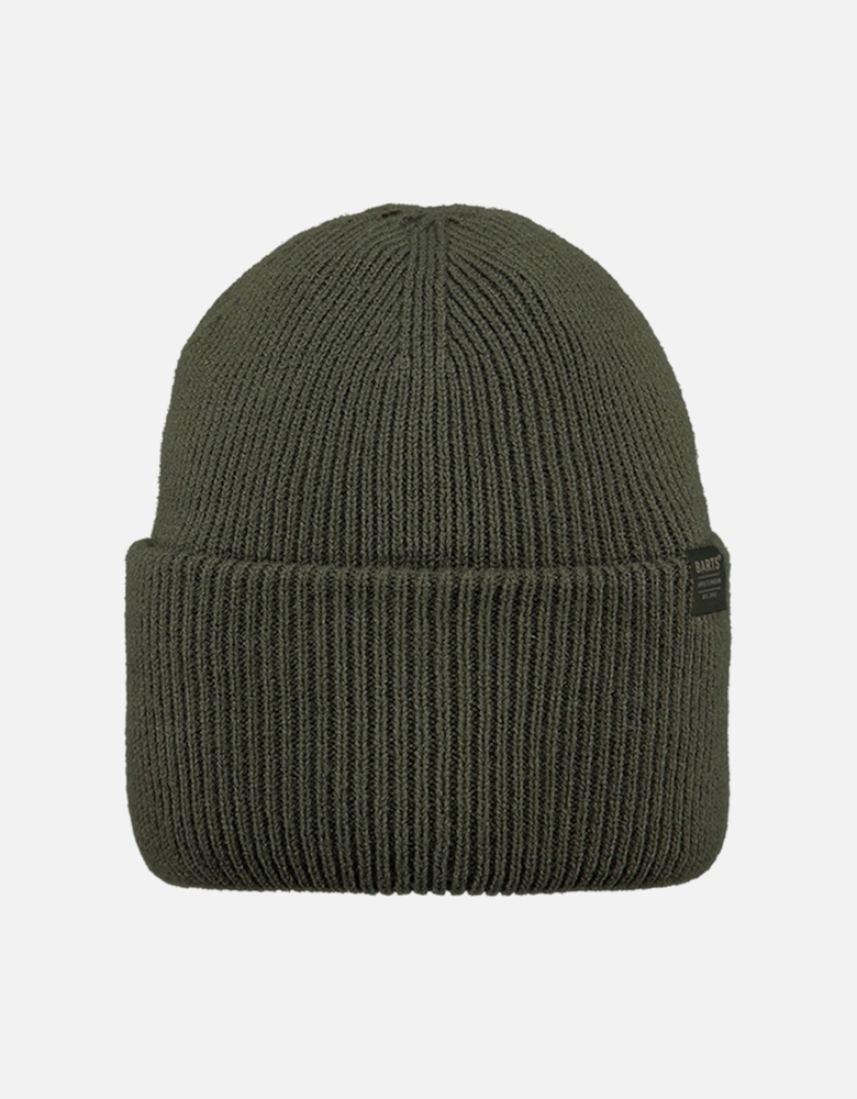 Haveno High Cuffed Ribbed Knit Stretchy Beanie Hat