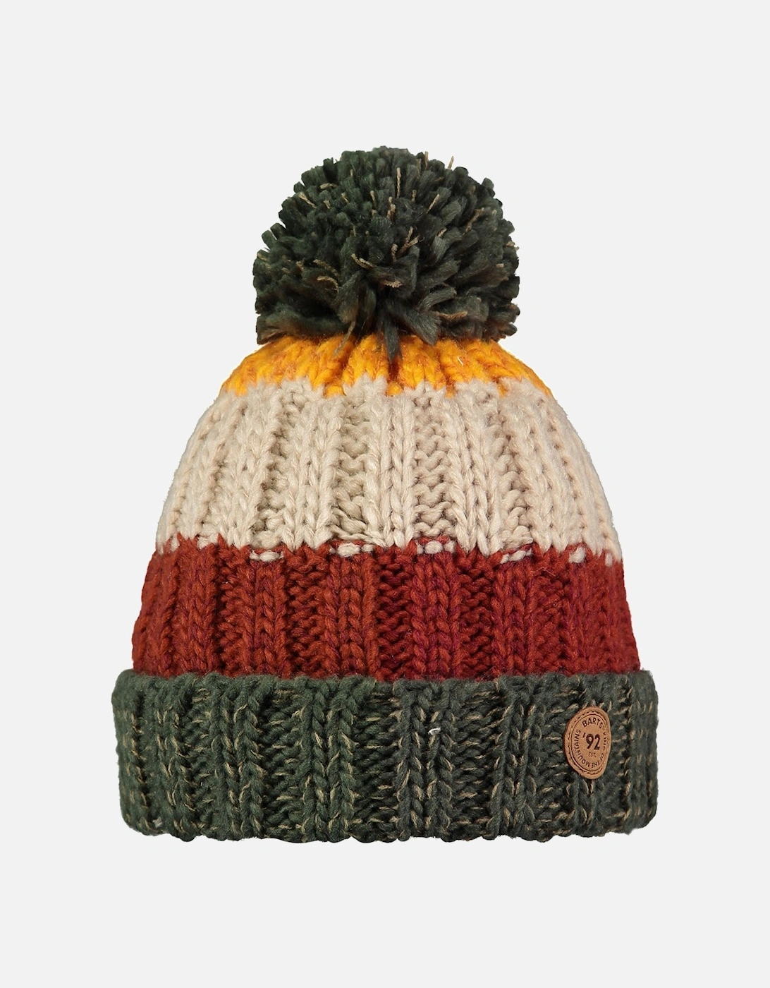 Kids Wilhelm Chunky Cable Knit Bobble Hat, 3 of 2