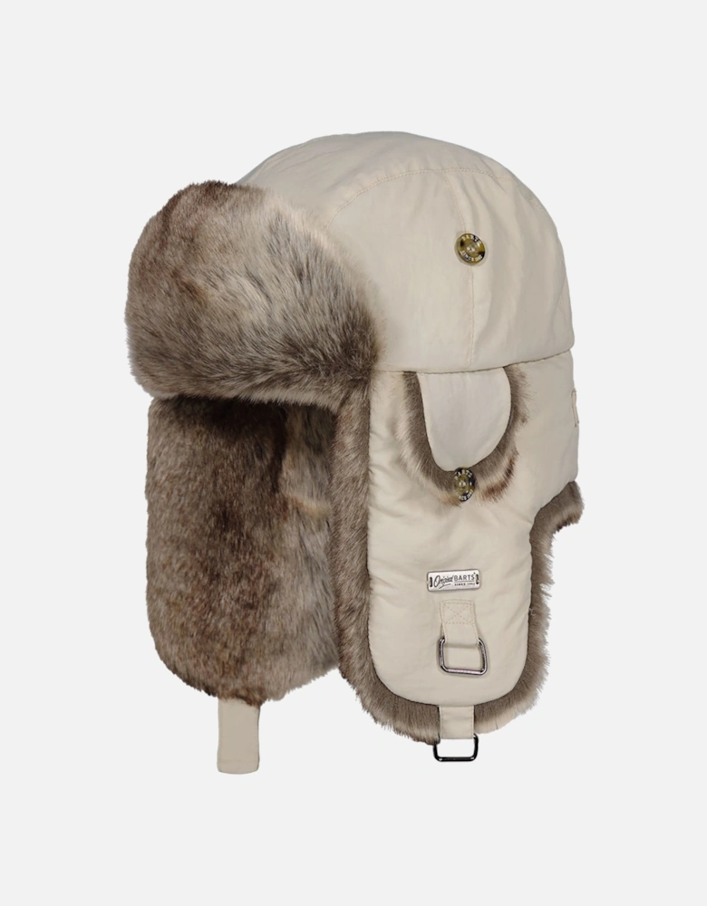 Womens Kamikaze Faux Fur Lined Strap Hat