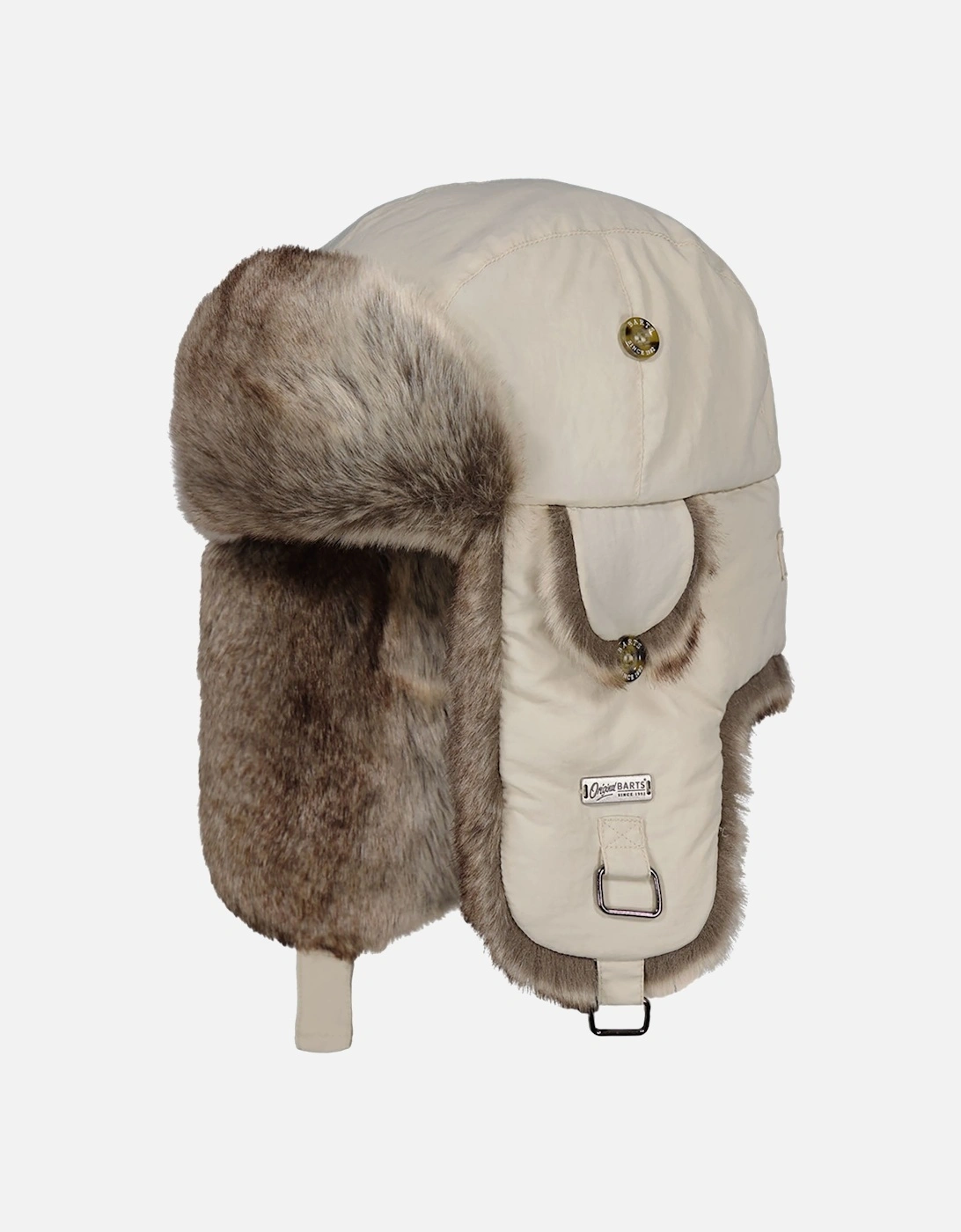 Womens Kamikaze Faux Fur Lined Strap Hat, 2 of 1
