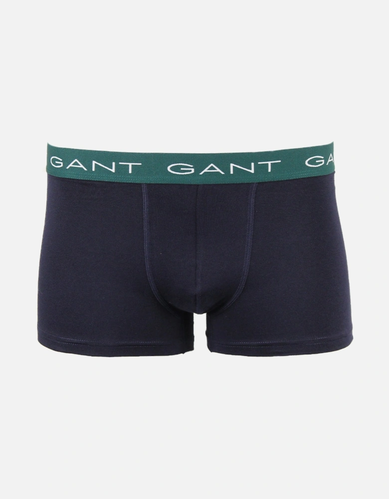 3-Pack Boxer Trunks, Deep Forest