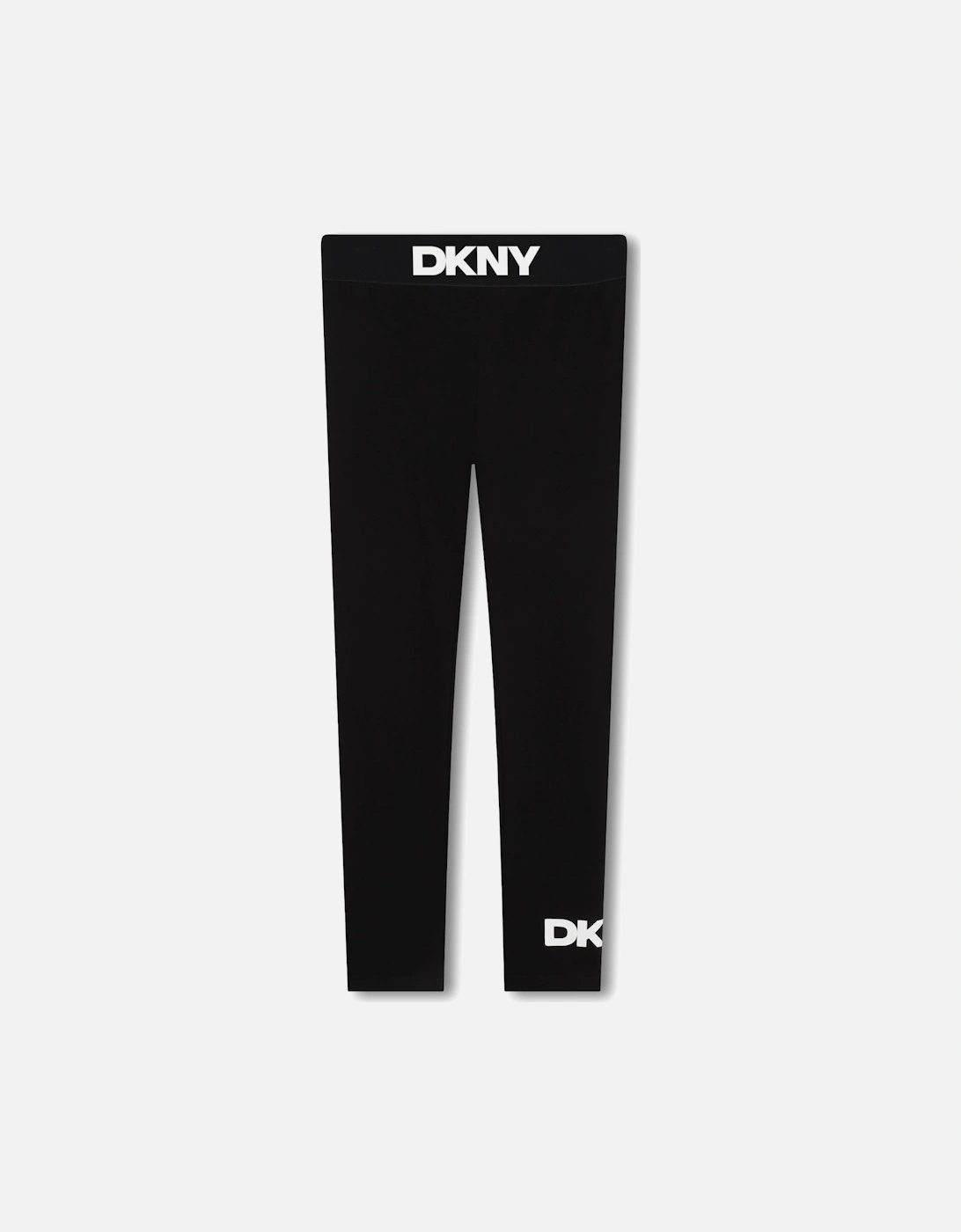 Black Logo Waistband Leggings, 4 of 3