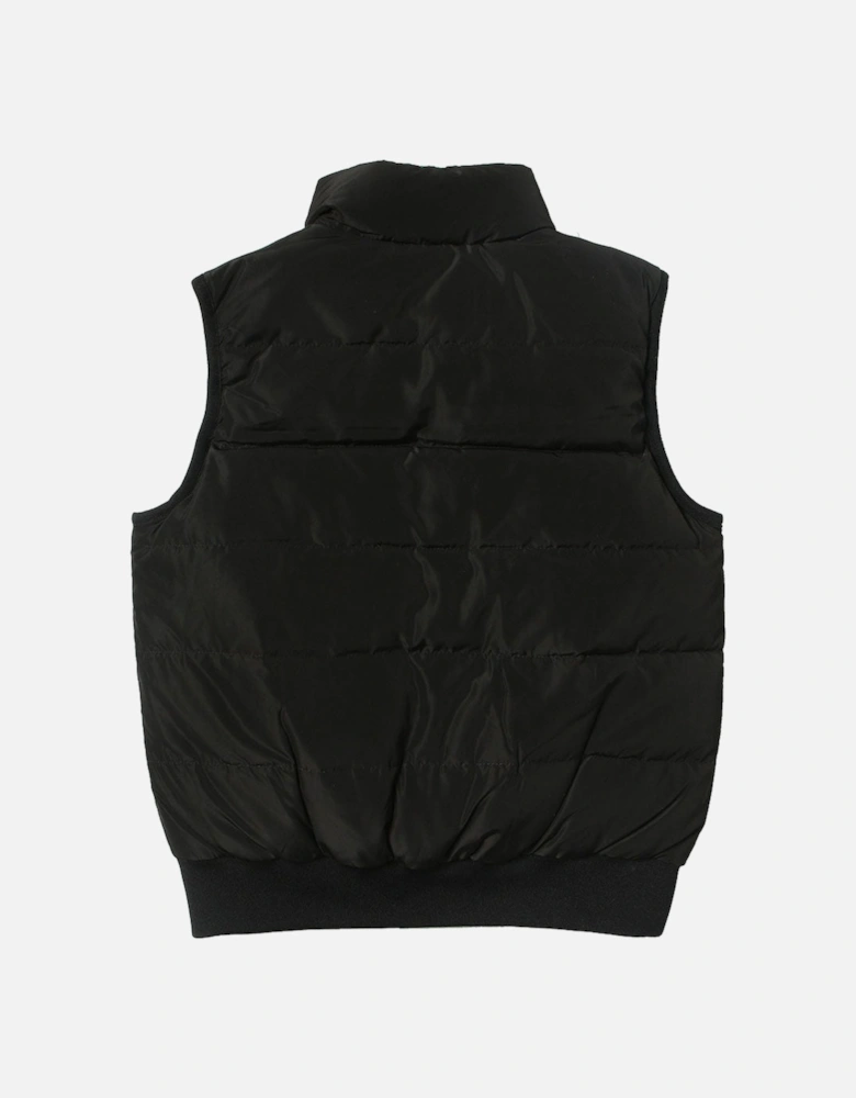 Boys Reversible Padded Gilet Black