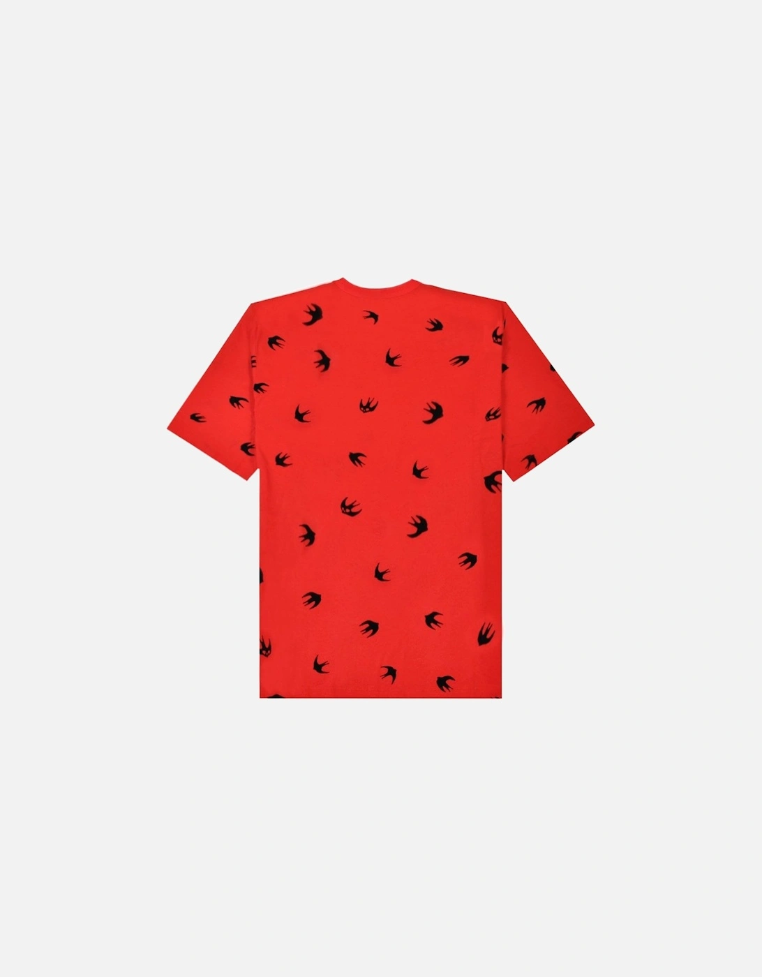 Men's Multiple Bird Logo T-Shirt Red