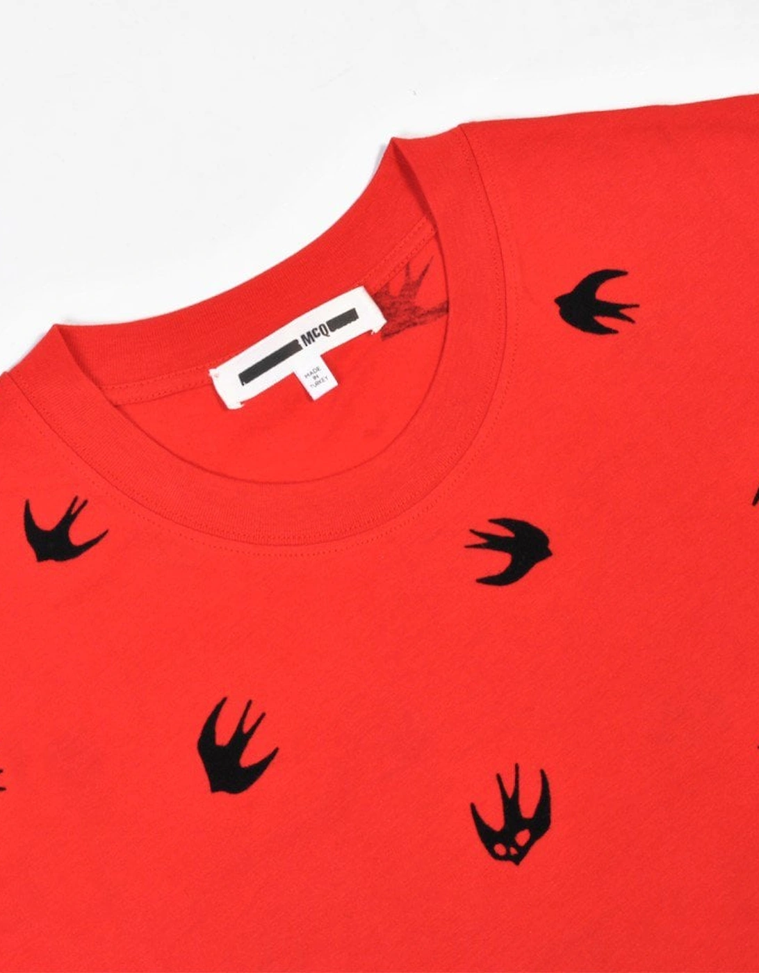 Men's Multiple Bird Logo T-Shirt Red