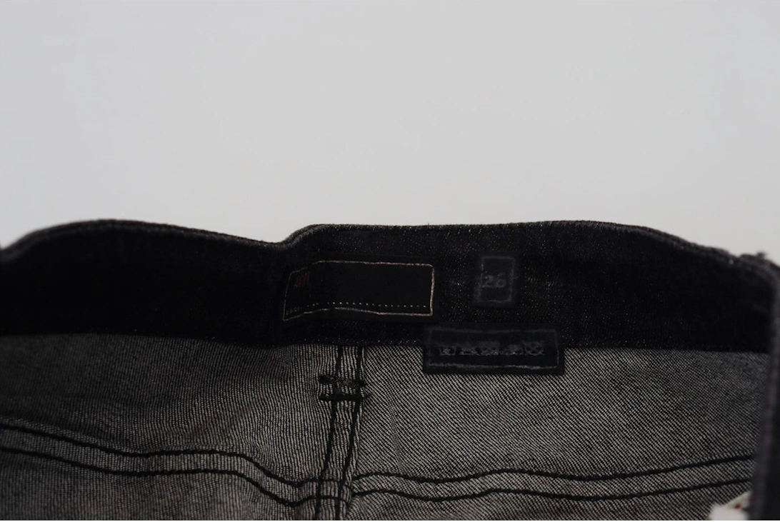 Low Waist Slim Fit Denim Jeans Women - Black Jeans