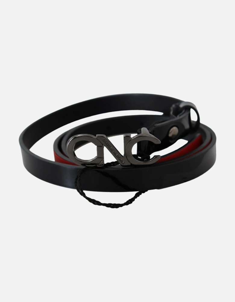Leather Belt BlackRed Women