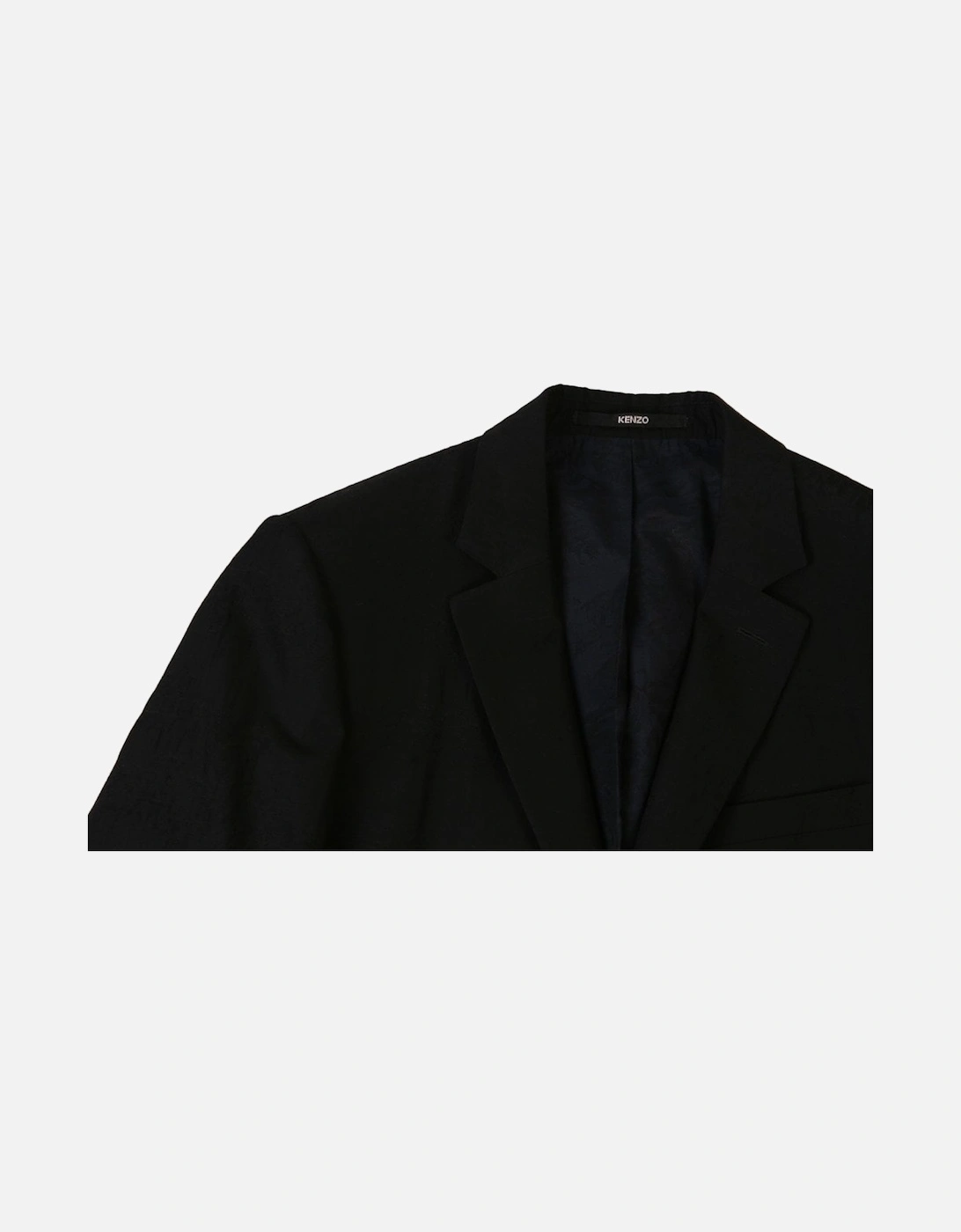 Men's Textured Suit Black