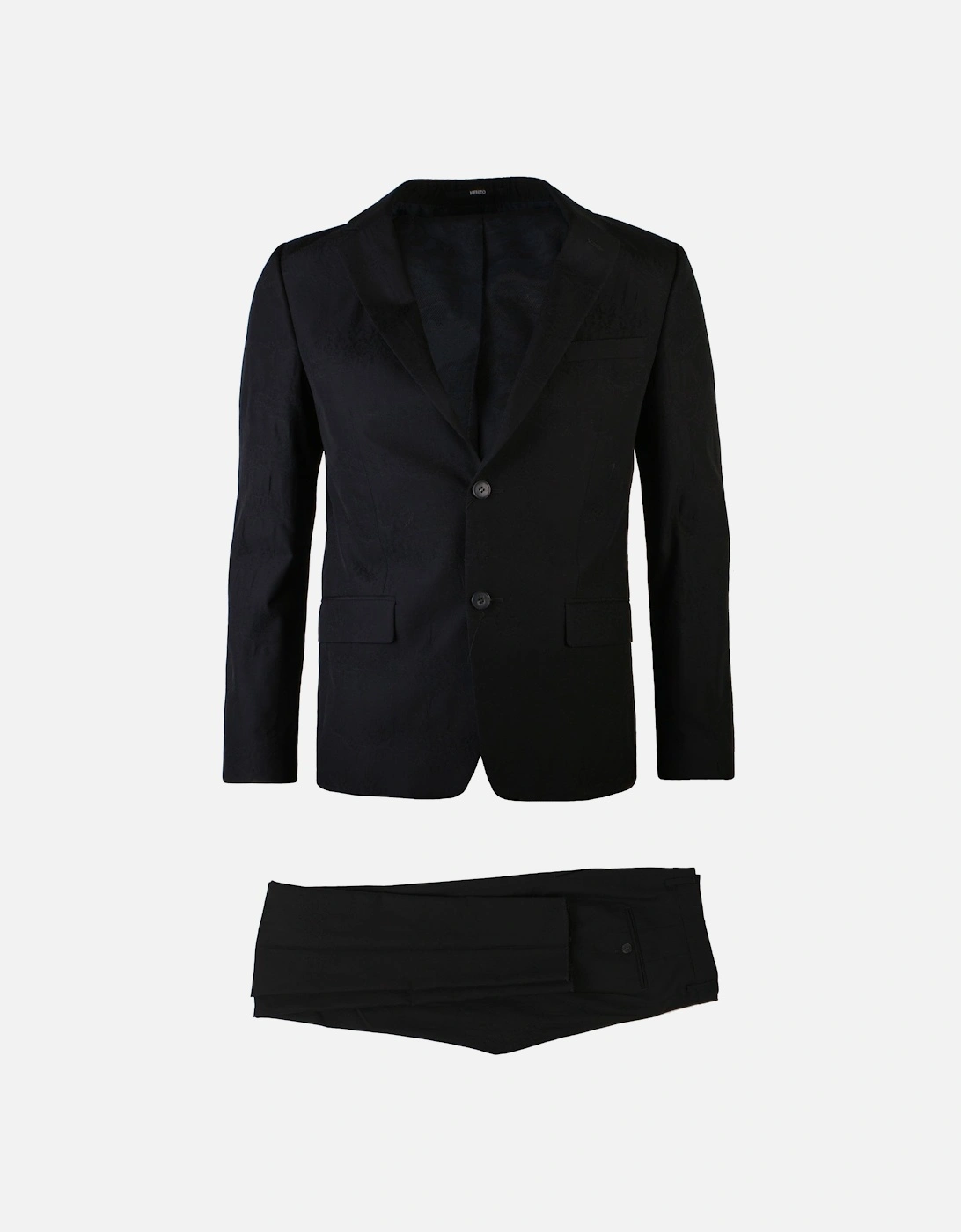 Men's Textured Suit Black, 4 of 3