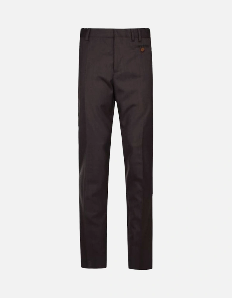 Men's Button Trousers Brown