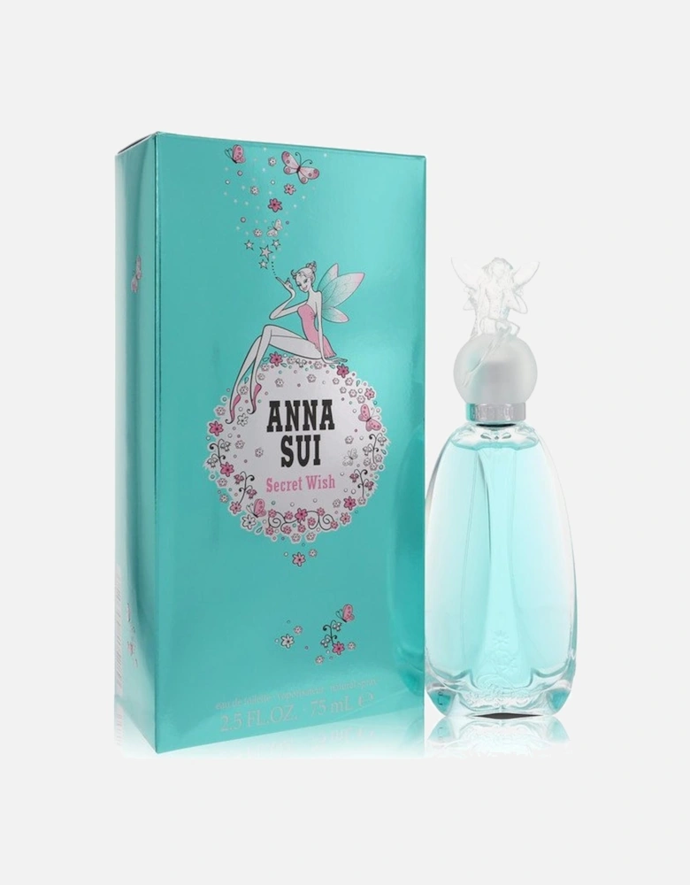 Secret Wish by Eau De Toilette Spray 2.5 oz for Women - Light Blue