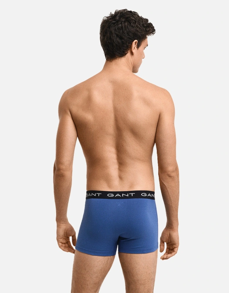3-Pack Boxer Trunks, Vintage Blue