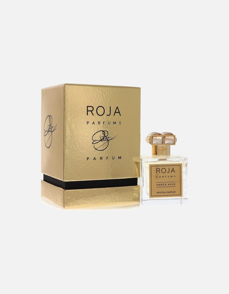 Roja Amber Aoud Crystal by Extrait De Parfum Spray (Unisex) 3.4 oz for