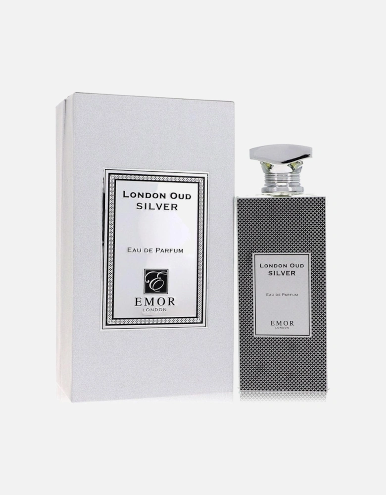 Oud Silver by Eau De Parfum Spray (Unisex) 4.2 oz for Men Fragrance