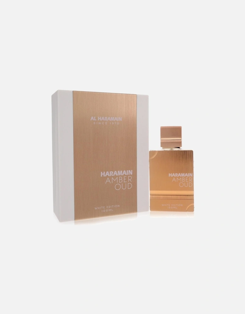 Amber Oud White Edition by Eau De Parfum Spray (Unisex) 3.4 oz for