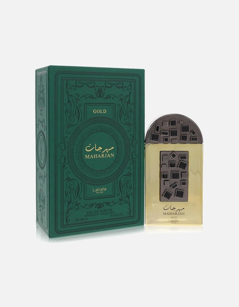 Pride Maharjan Gold by Eau De Parfum Spray (Unisex) 3.4 oz for Men