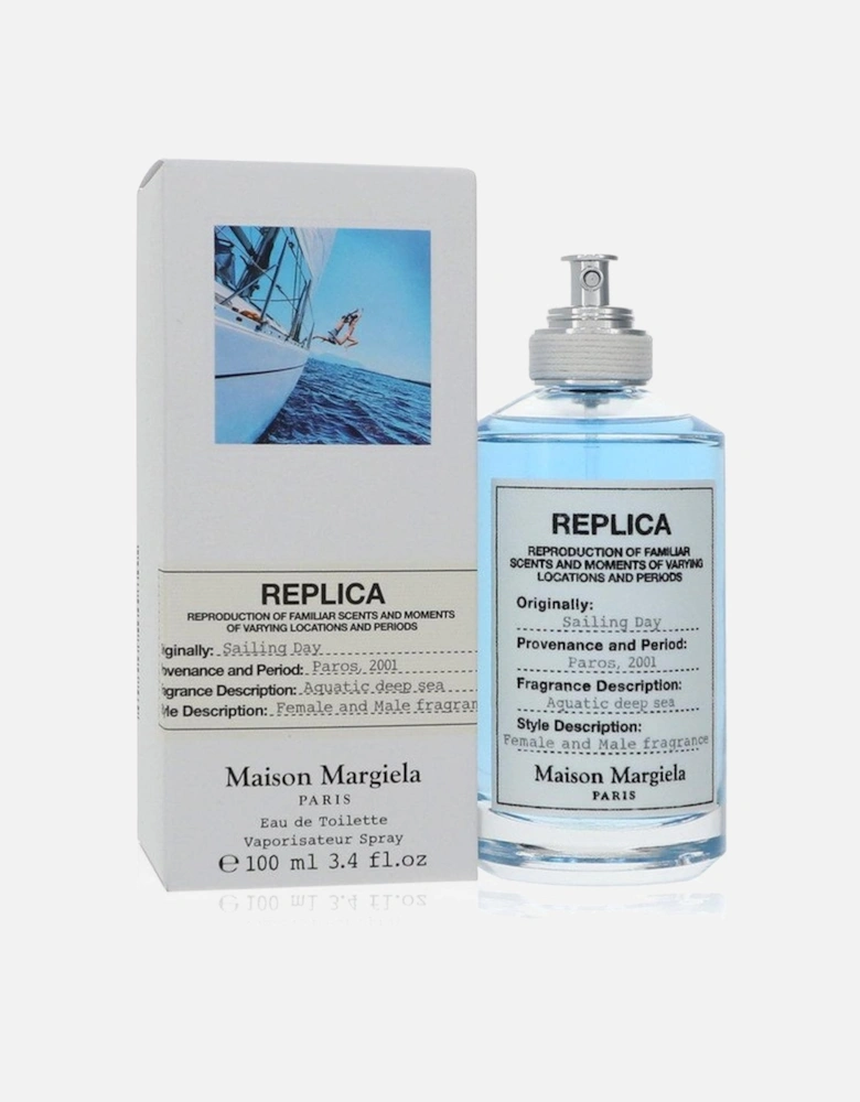 Replica Sailing Day by Eau De Toilette Spray (Unisex) 3.4 oz for Men