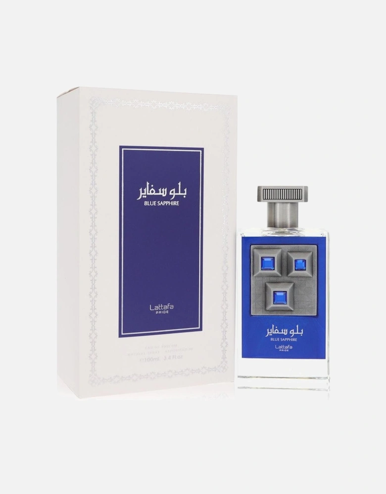 Pride Blue Sapphire by Eau De Parfum Spray (Unisex) 3.4 oz for Men