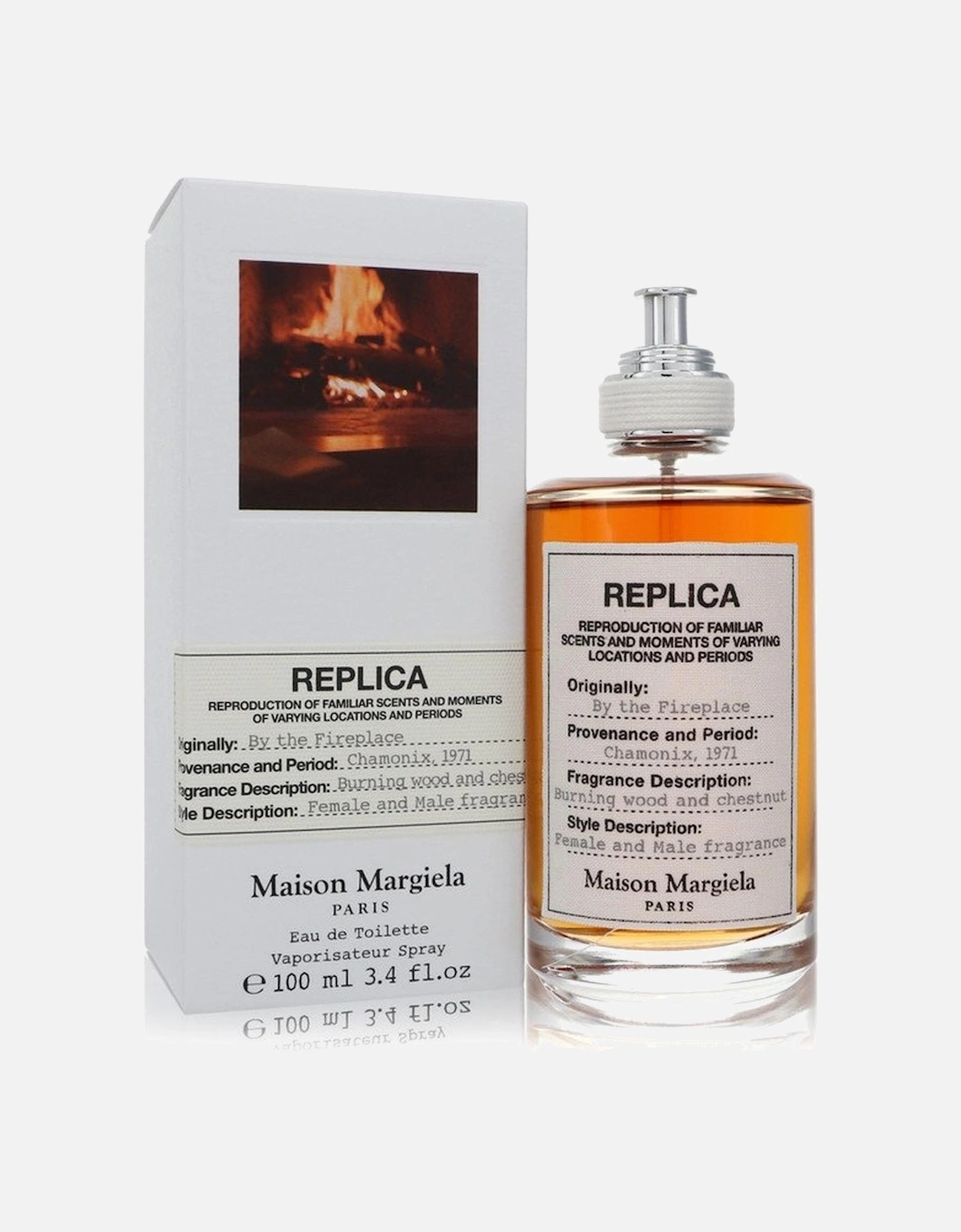 Replica By The Fireplace by Eau De Toilette Spray (Unisex) 3.4 oz for, 2 of 1