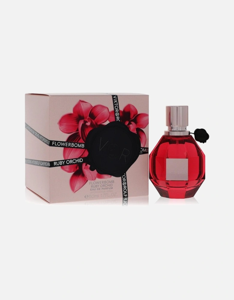 Flowerbomb Ruby Orchid by Eau De Parfum Spray 1.7 oz for Women - Red