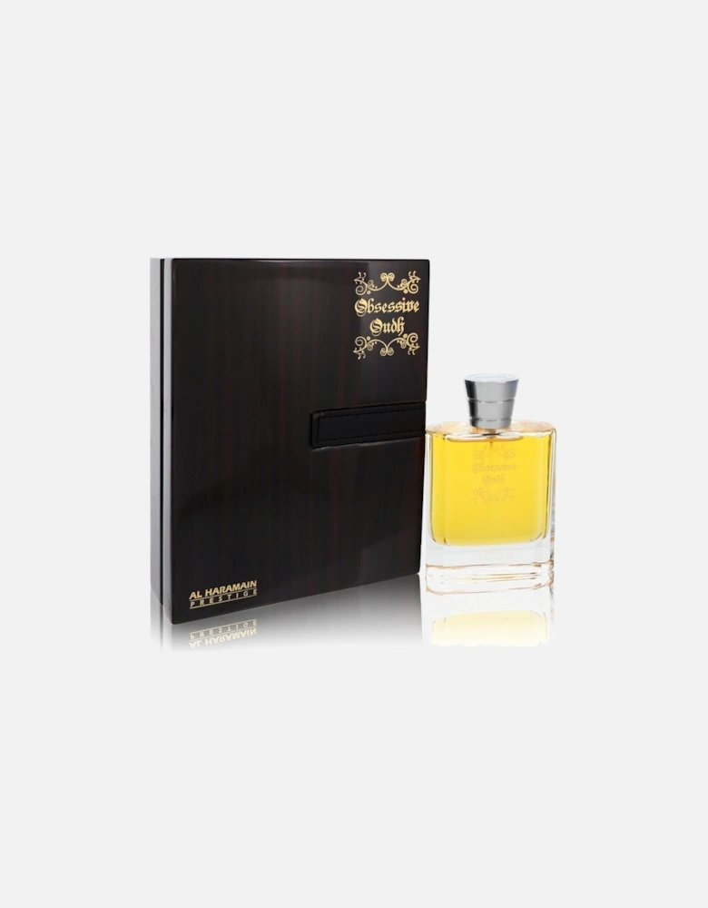 Obsessive Oudh by Eau De Parfum Spray (Unisex) 3.4 oz for Men - Gold