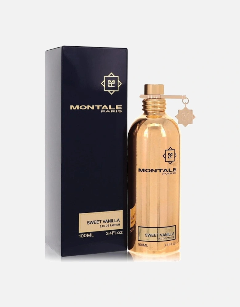 Sweet Vanilla by Eau De Parfum Spray (Unisex) 3.4 oz for Women - Gold