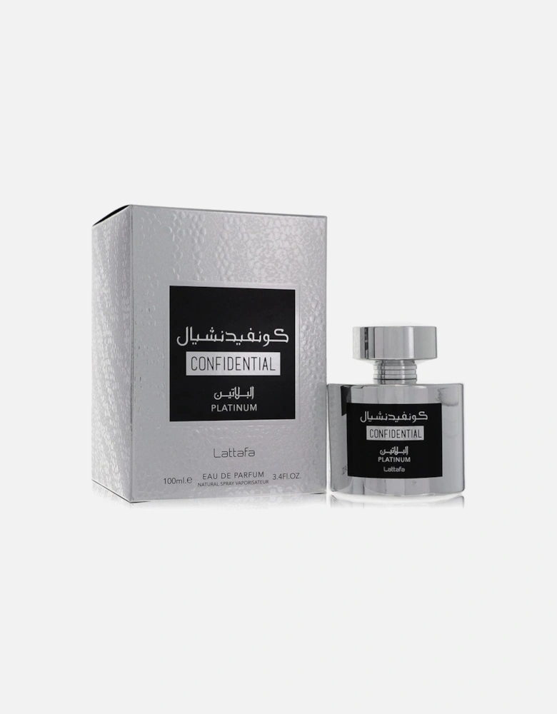 Confidential Platinum by Eau De Parfum Spray (Unisex) 3.4 oz for Men