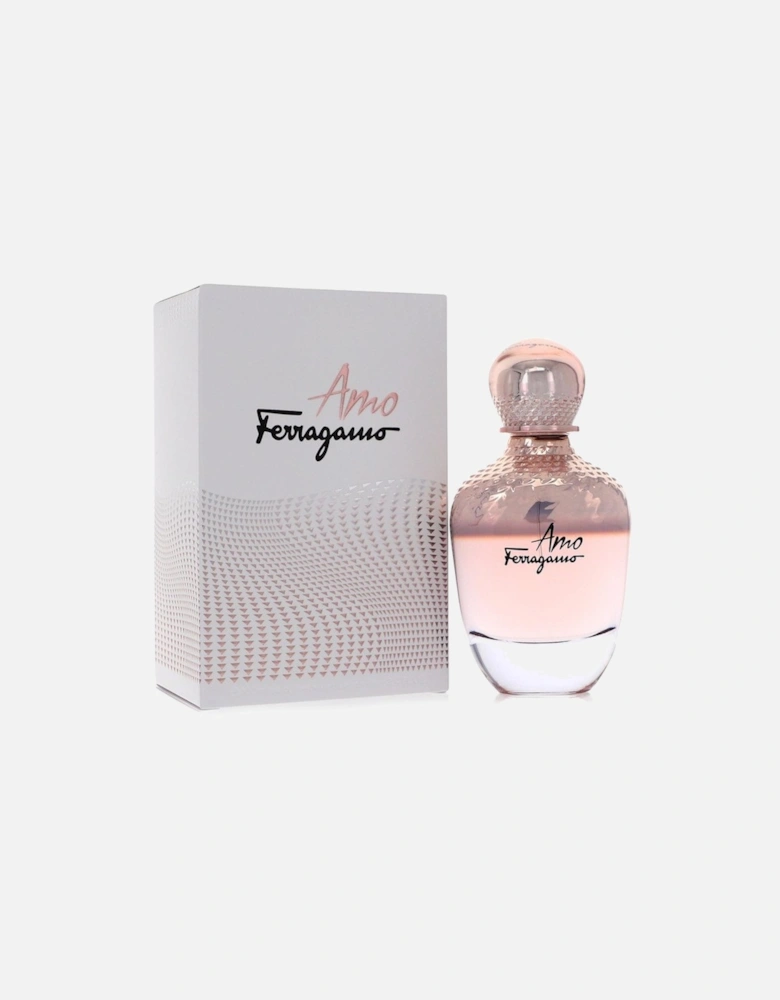 Amo Ferragamo by Eau De Parfum Spray 3.4 oz for Women - Pink