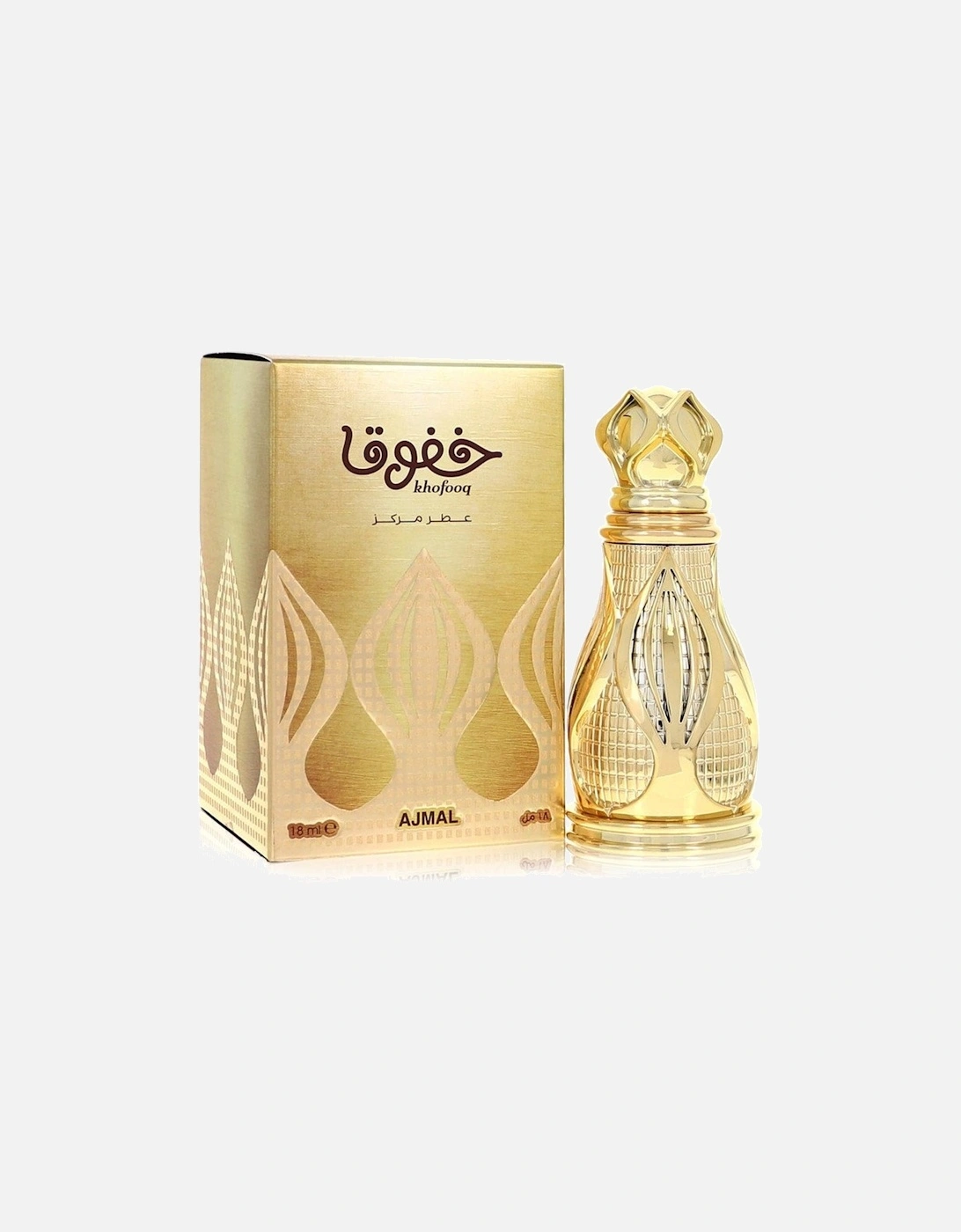 Khofooq by Concentrated Perfume (Unisex) .6 oz for Women - Gold, 2 of 1