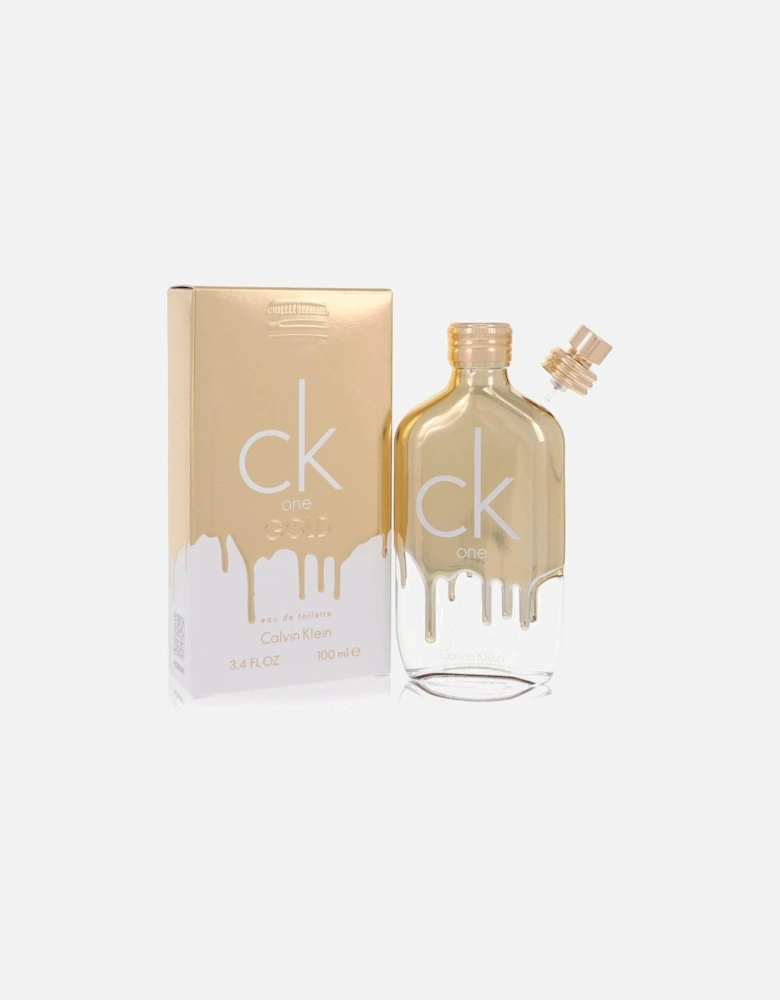 CK One Gold by Eau De Toilette Spray (Unisex) 3.4 oz for Men