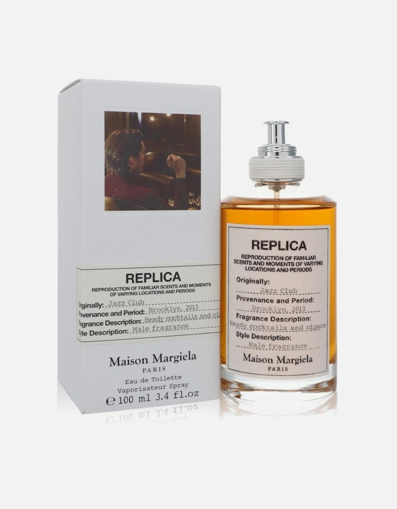 Replica Jazz Club by Eau De Toilette Spray (Unisex) 3.4 oz for Men