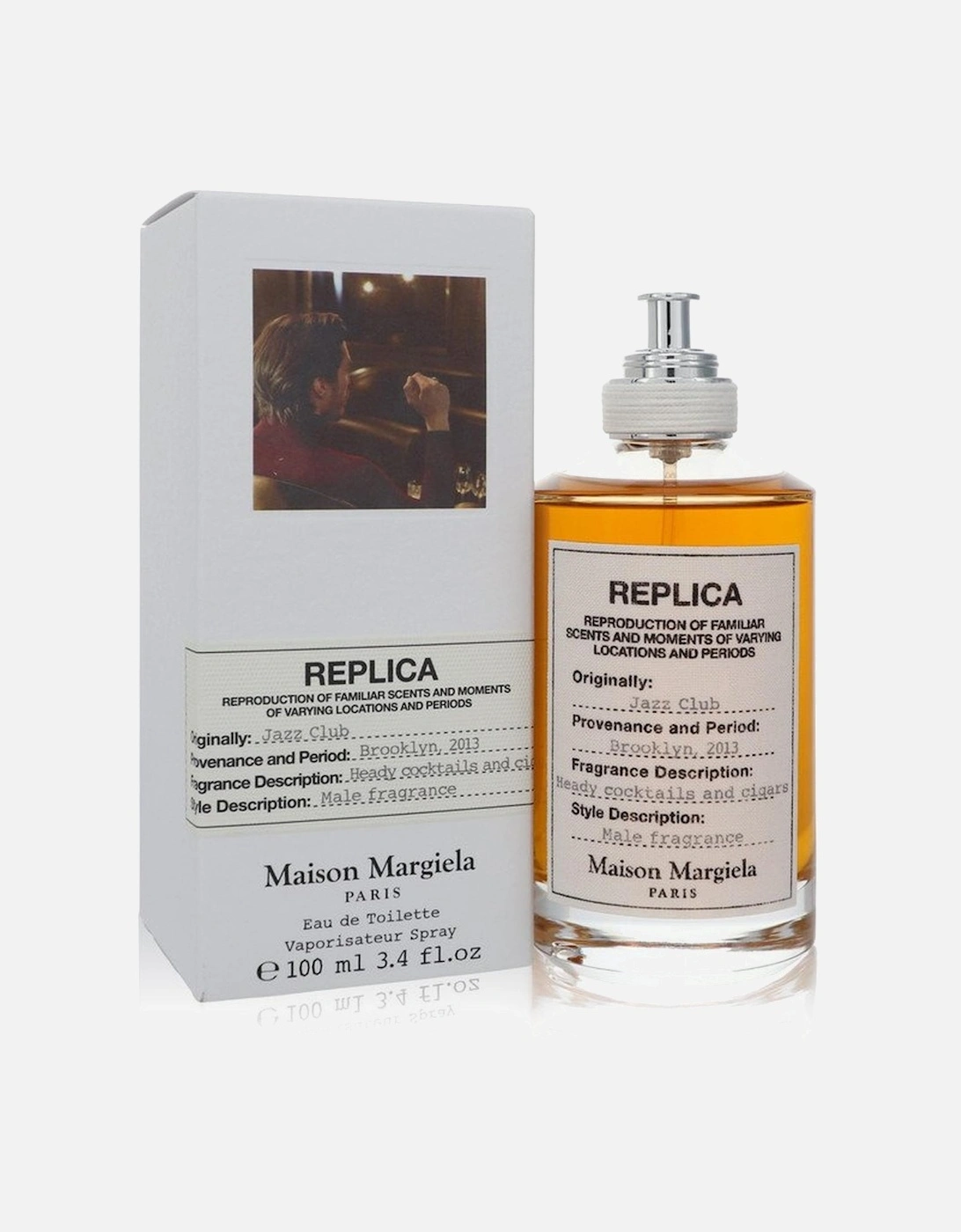Replica Jazz Club by Eau De Toilette Spray (Unisex) 3.4 oz for Men, 2 of 1