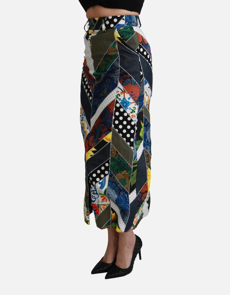 Dolce Gabbana Patchwork Pencil Skirt Women - Multicolor