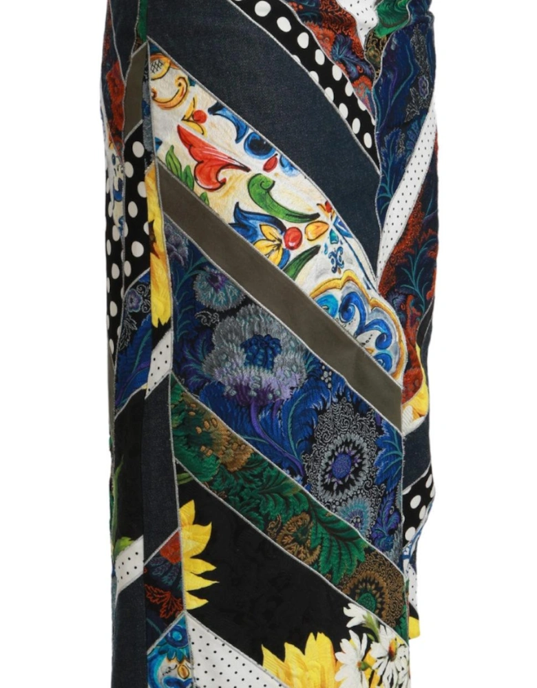 Dolce Gabbana Patchwork Pencil Skirt Women - Multicolor