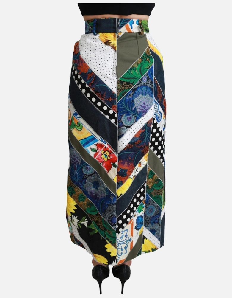 Dolce Gabbana Patchwork Pencil Skirt Women - Multicolor