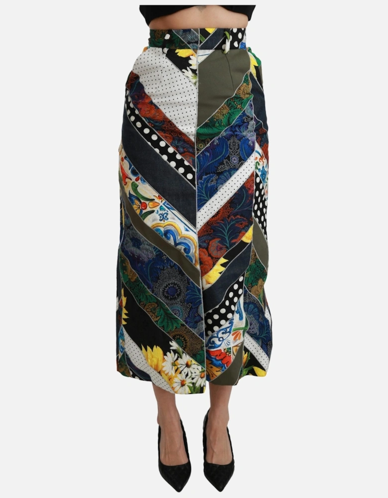 Dolce Gabbana Patchwork Pencil Skirt Women - Multicolor