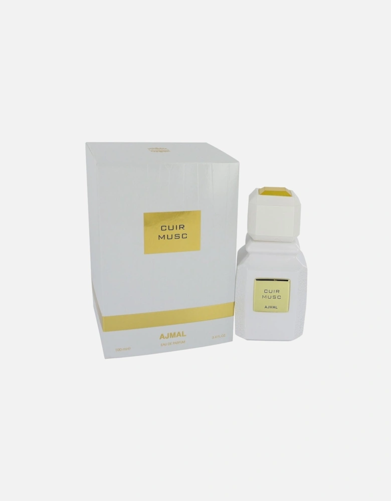 Cuir Musc by Eau De Parfum Spray (Unisex) 3.4 oz for Women - White
