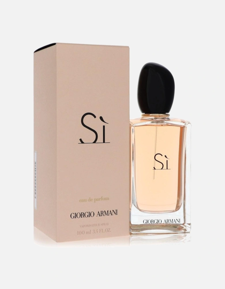 Armani Si by Eau De Parfum Spray 3.4 oz for Women - Warm Beige