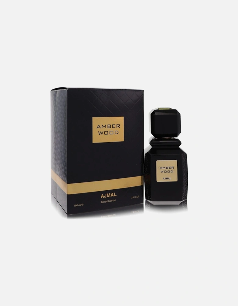 Amber Wood by Eau De Parfum Spray (Unisex) 3.4 oz for Women - Black