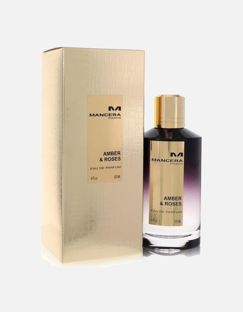 Amber & Roses by Eau De Parfum Spray (Unisex) 4 oz for Women